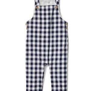 Janie and Jack Navy Gingham Overall - 12-18 month